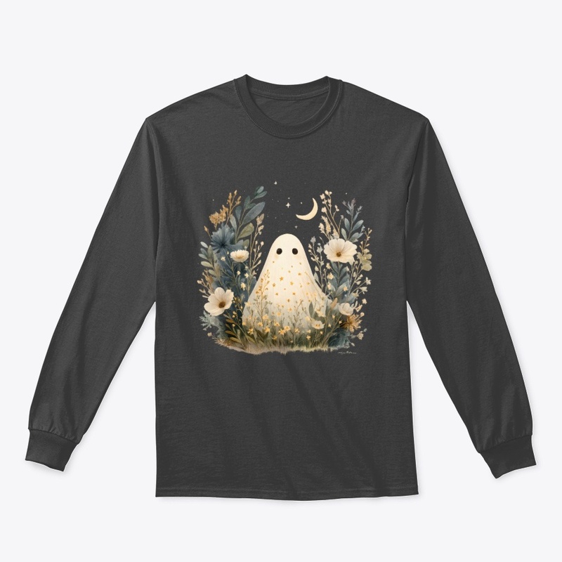 Moonlit Boho Ghost | Halloween Art