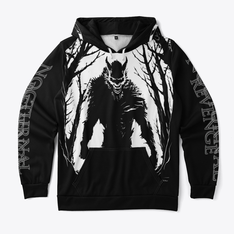 Nocturnal Revenge Werewolf Silhouette