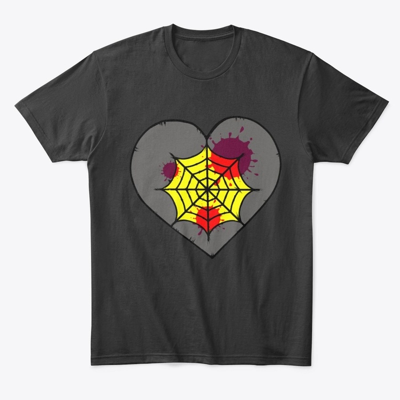 Horror Heart (Gray/Yellow)
