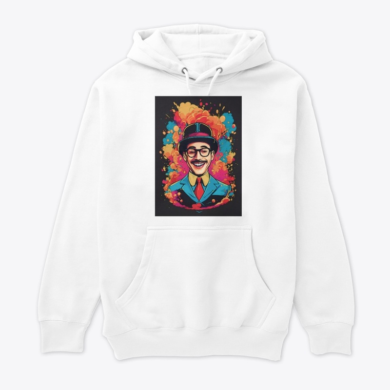 A gentleman laughing t-shirt design 
