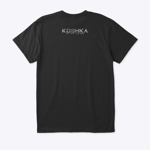 The Koshka System  Black Maglietta Back