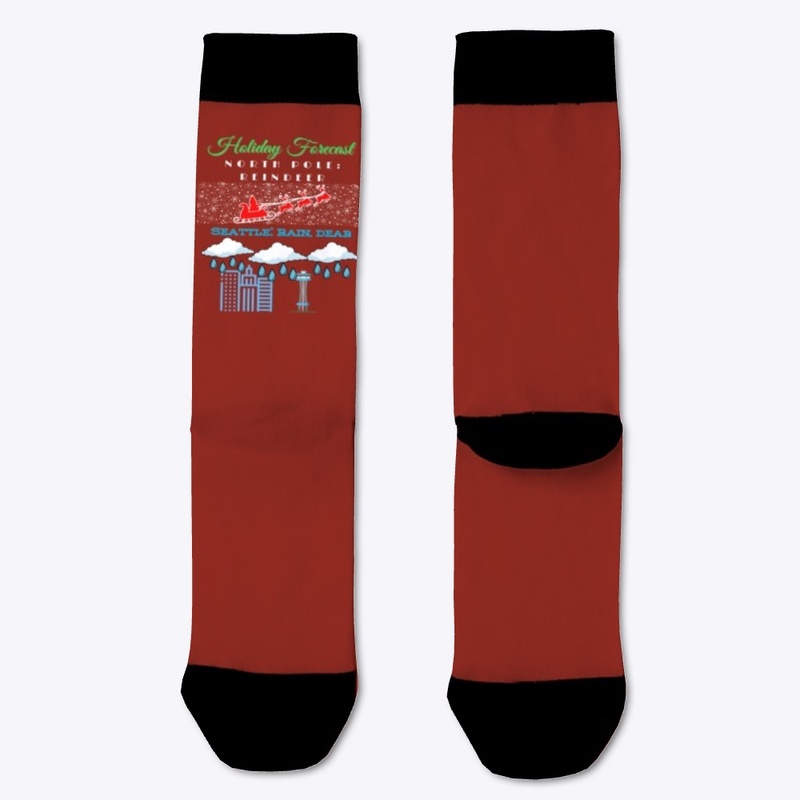 Funny Seattle Holiday Forecast Shirt