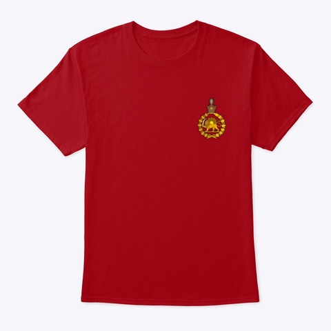 Shir O Khorshid Deep Red T-Shirt Front