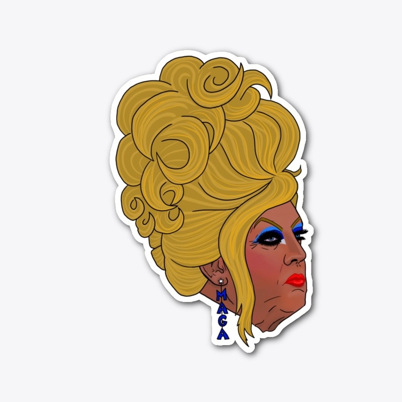 Trump Drag Sticker