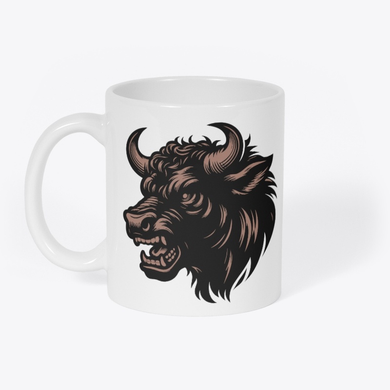 Untamed Cow Head Artwork