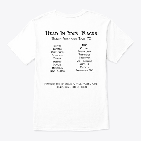 The Great Epizootic (Light) White Camiseta Back