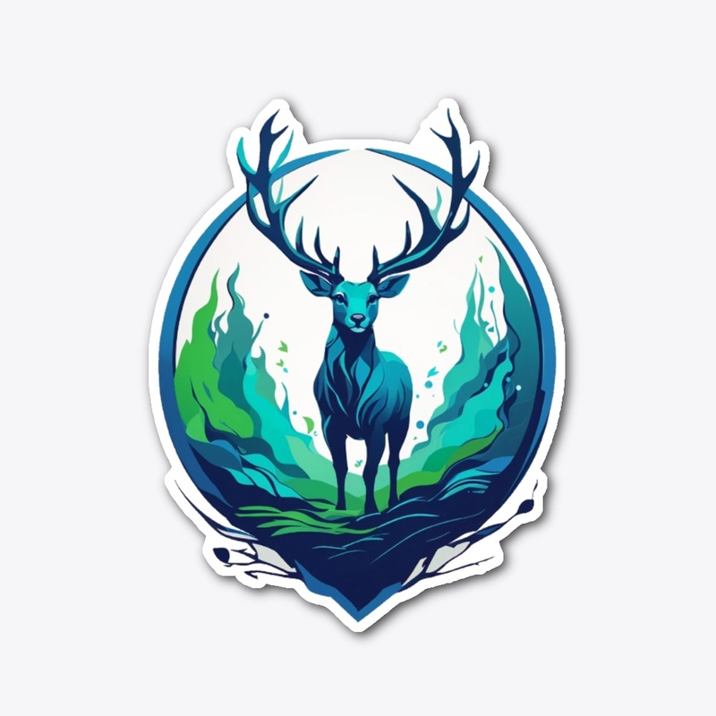Magical deer print product