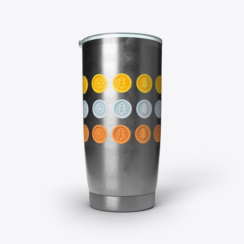 Holiday Coin Tumbler