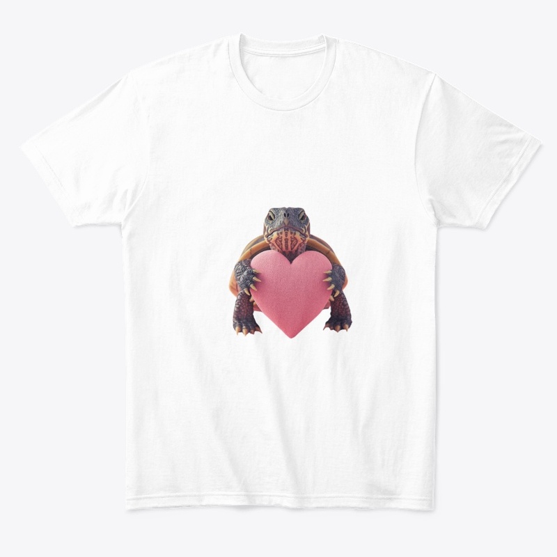 Love & Affection Turtle Holding Heart