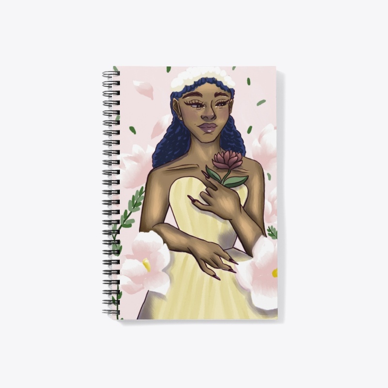 Pink Bouquet of Prayer Illustration