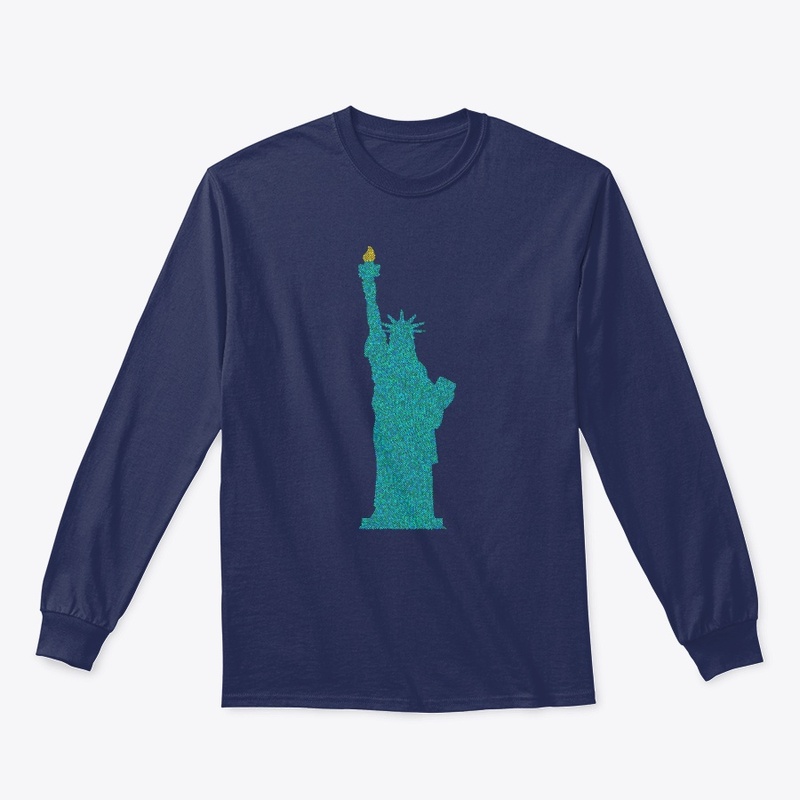 Dot Art Statue of Liberty