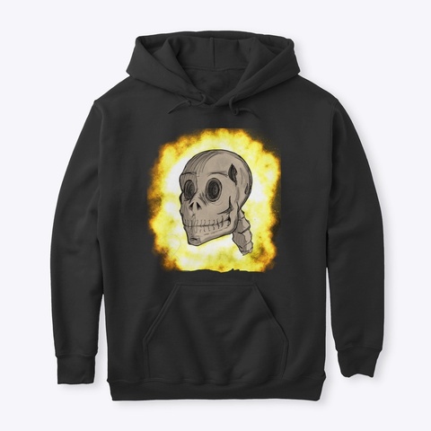 Skull Black Camiseta Front