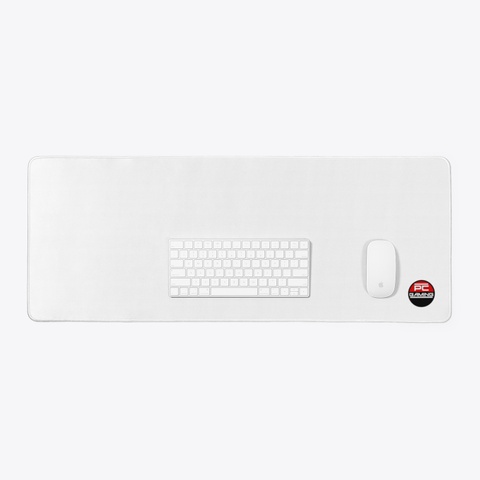 Official Pc Gaming Mouse Mat White T-Shirt Lifestyle