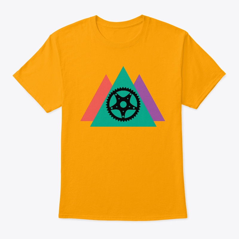 Bicycle chain ring t-shirt