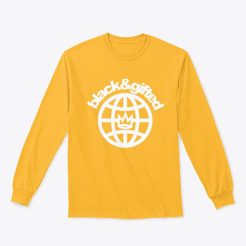 Black&Gifted Primary Logo White