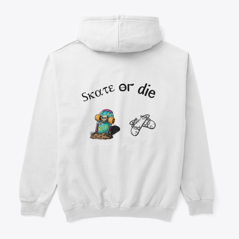 Felpa "skate or die"
