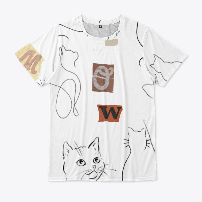 Meow Shirt, Cat Tee, Animal Lover Tee