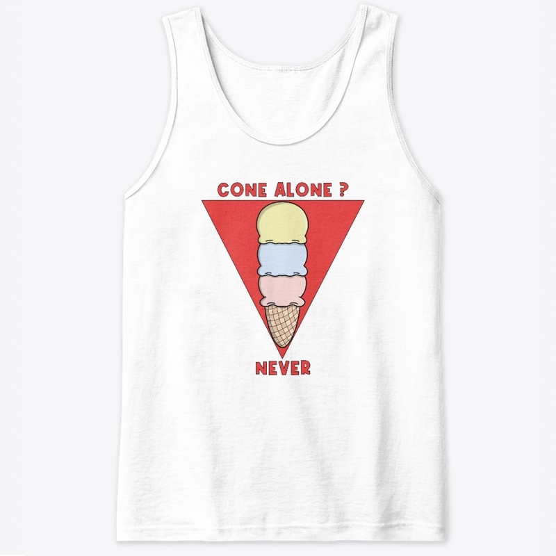 Cone alone? Never 
