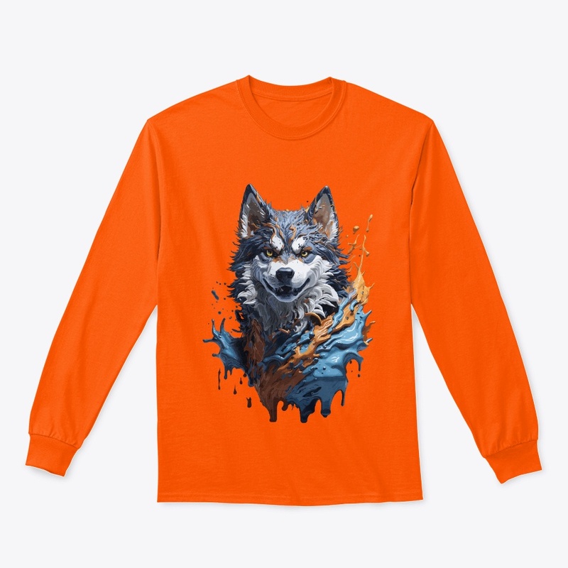 Colur-ful Wolf Design Art 