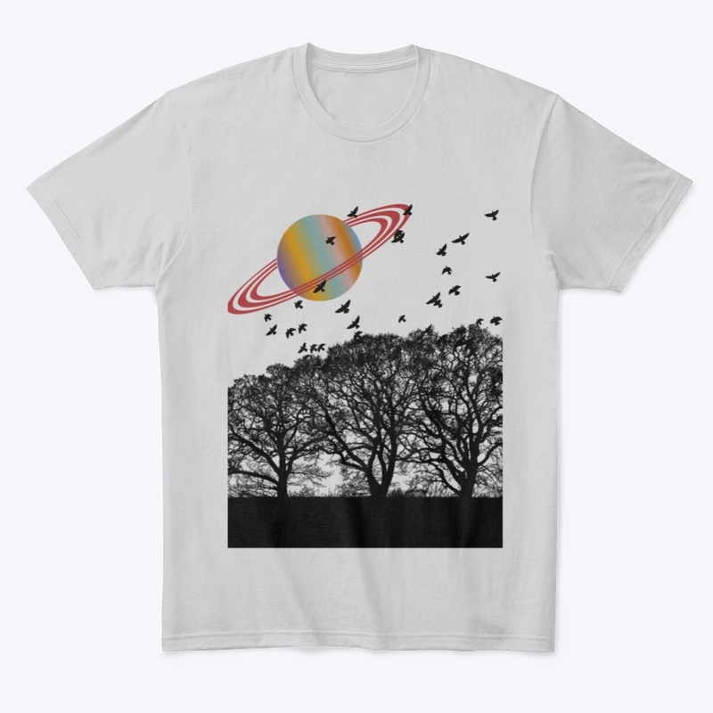 Saturn in the Night Sky