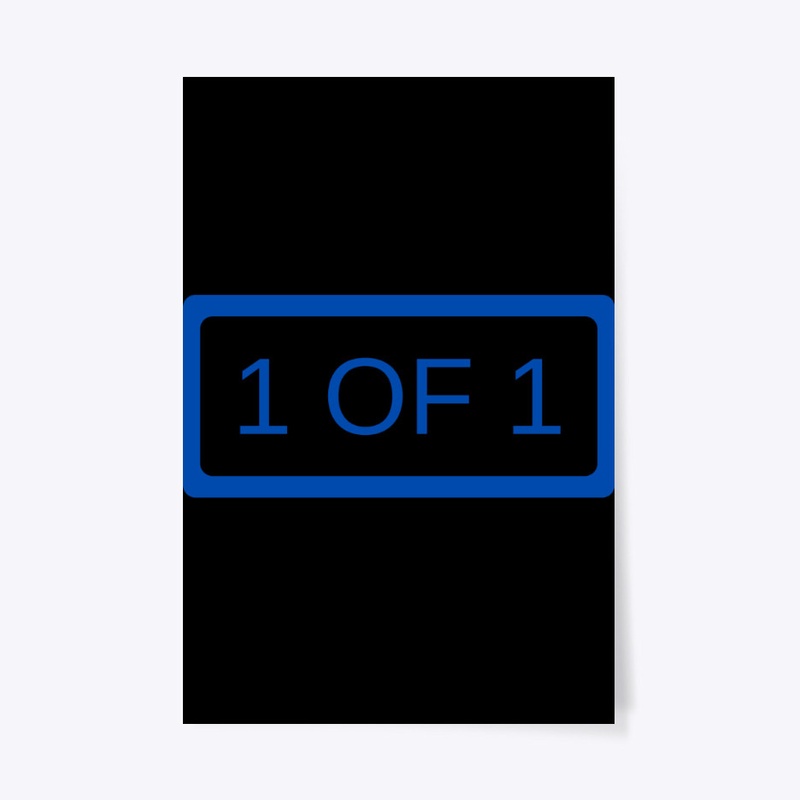 1 OF 1 Blue Letter 2nd Edition
