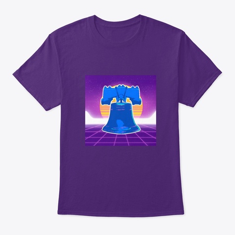Midvitational Purple Purple Camiseta Front
