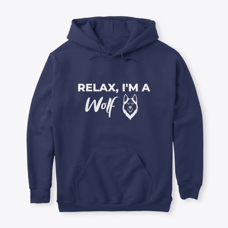 Siberian Husky Relax, I'm a Wolf Design