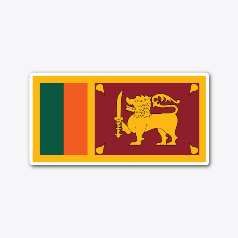 Sri Lanka Flag (2.42 * 4.82)
