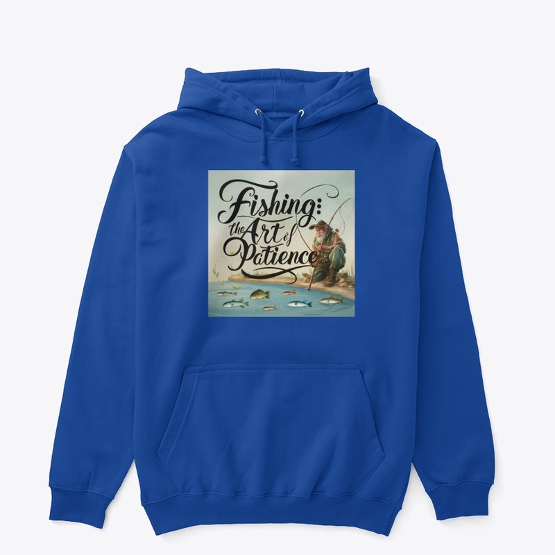 Illustration Fishing text design.