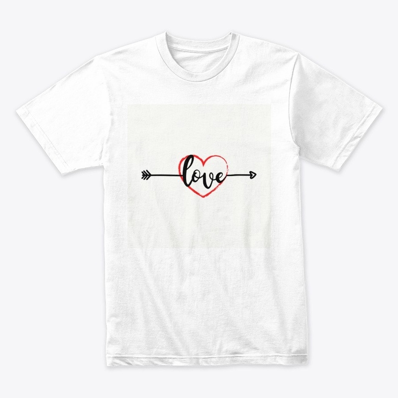 Love and heart tee