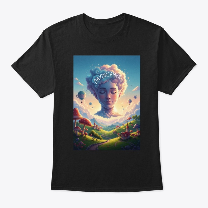 Whimsical Head in the Clouds Daydreamer