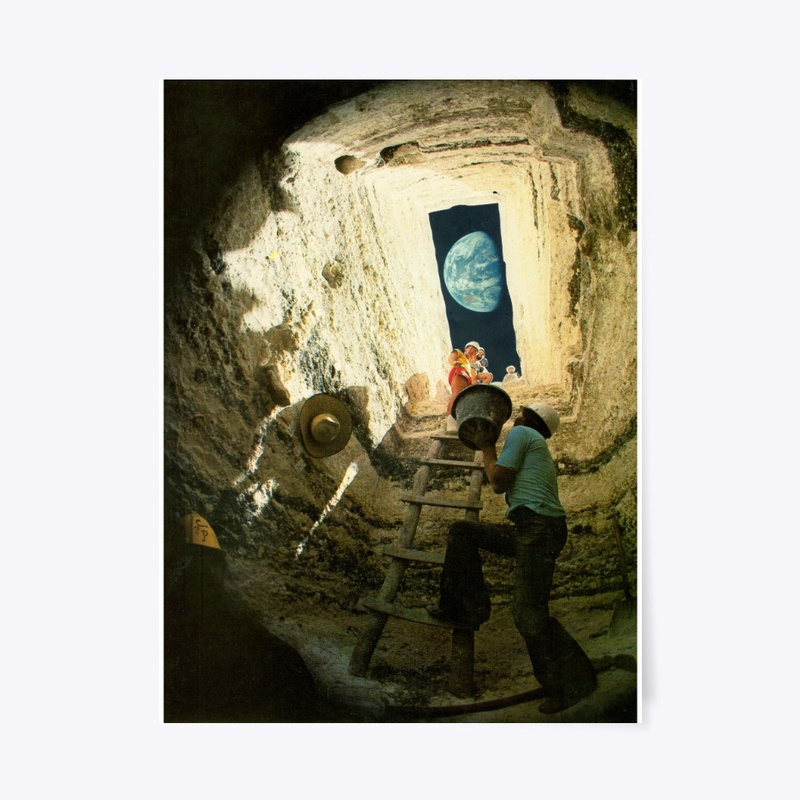 Excavation Surrealist Archeology Collage