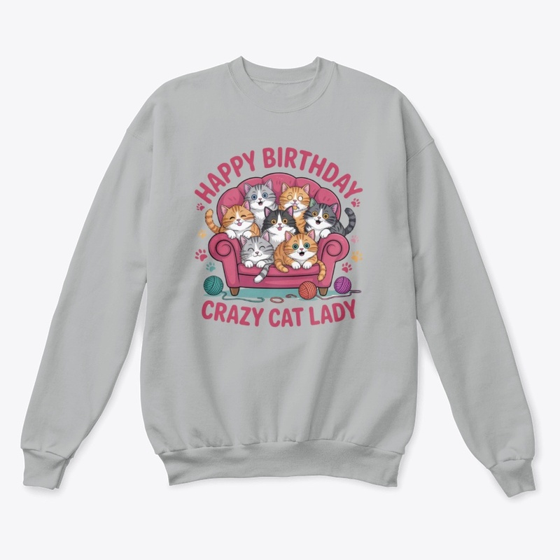 HBD Crazy Cat Lady