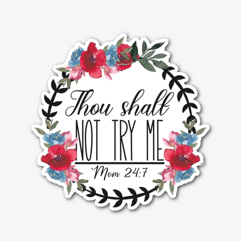 Floral design on sarcastic funny quote