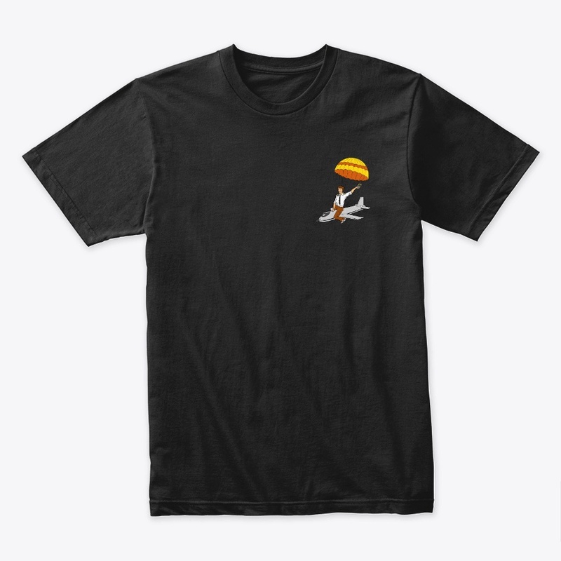 Black Permium Logo Tee