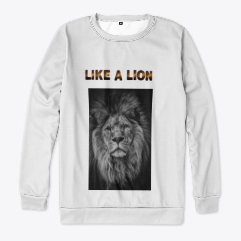 Like a lion by Simon's clothes