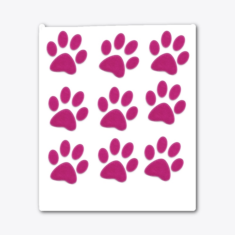 Cute Cat Paw Prints