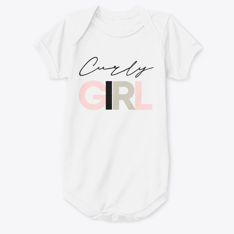 Curly Girl Tee-White