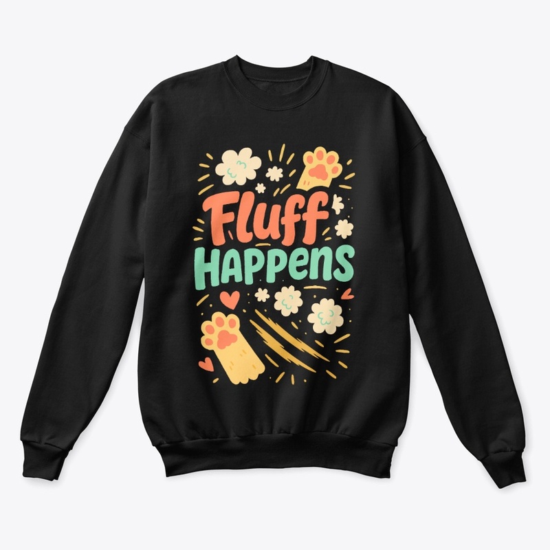 Fluff Happens – Maine Coon Cat Quote 