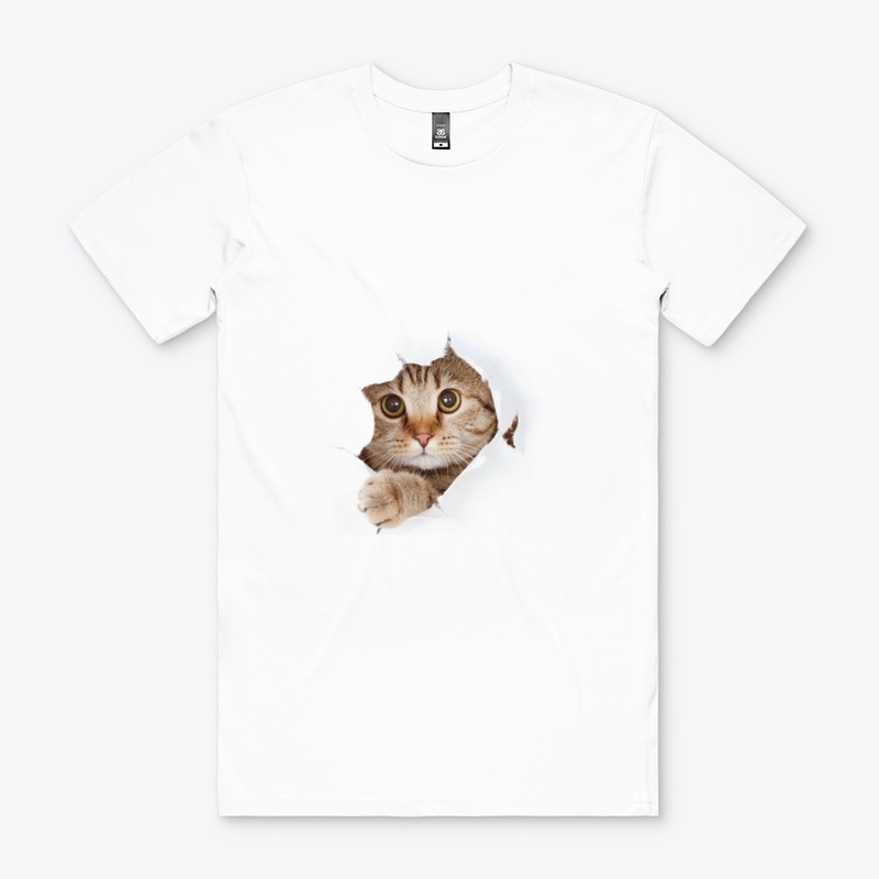 A Beautiful Cat Picture on T-shirt