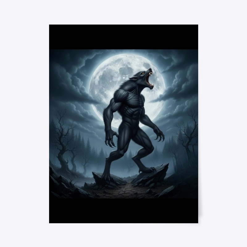 Werewolf Howling At The Moon