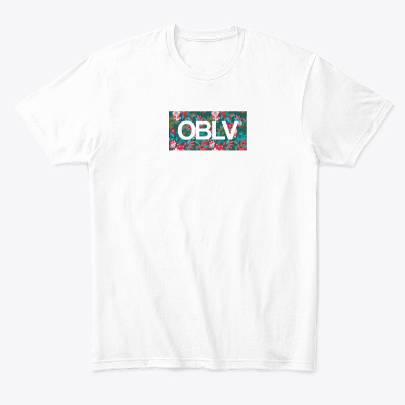 OBLV Green Floral T-Shirt