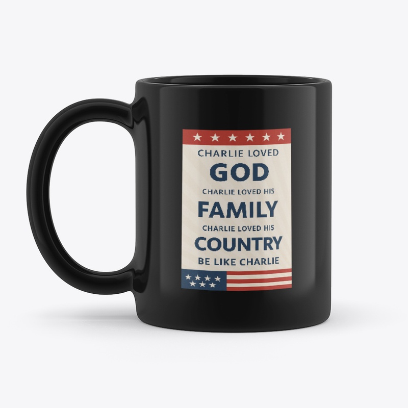 Be Like Charlie Mug (Black)