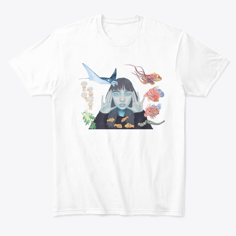 Aquarium girl