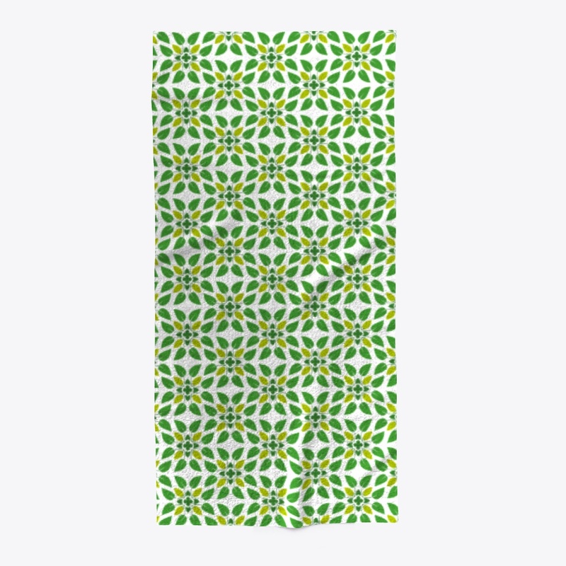 GEOMETRICAL FLOWER AND LEAF