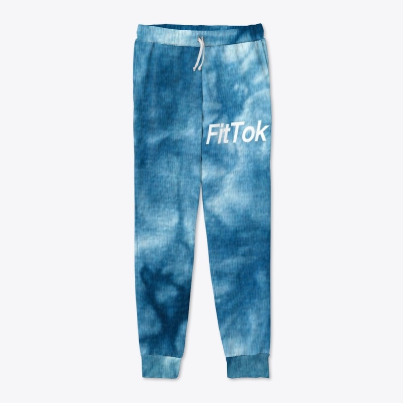 FitTok Blue Tie Dye Pants