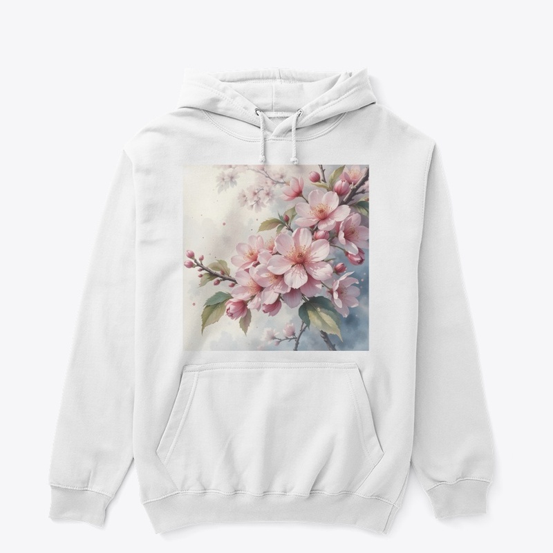 Beautifully blooming plum blossoms