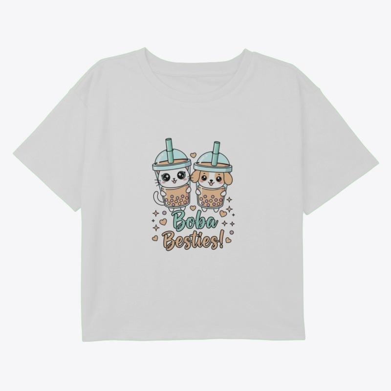 Boba Besties Milo & Bo Cute Kawaii Tee