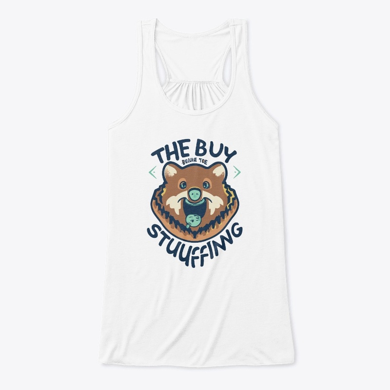 The buy behind the stuffing