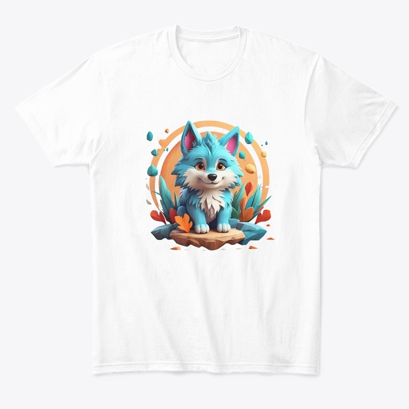  cute cartoon friendly WOLF